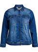 Denimjack met een klassieke snit, Blauw, Packshot image number 0