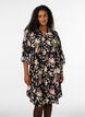 Lang shirt in linnen en viscose, Zwart, Model image number 0