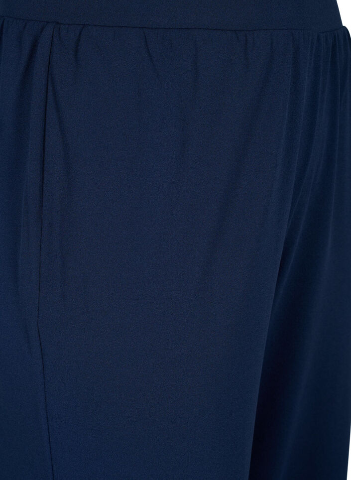 Broek met rechte pasvorm, Blauw, Packshot image number 2
