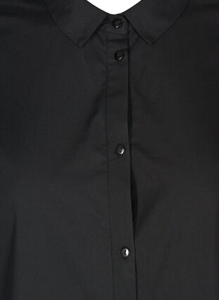 Blouse jurk in katoen, Black, Packshot image number 2