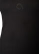 Nauwsluitende top met motief, Zwart, Packshot image number 2