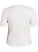 Katoenen T-shirt met all-over print, Wit, Packshot image number 1