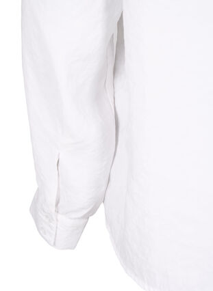 Shirt met lange mouwen van Tencel ™ Modal, Bright White, Packshot image number 4