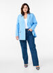 Klassieke blazer met knoopsluiting, Blauw, Model image number 1