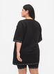 Sweatshirt met 1/2 mouwen, Black, Model image number 1
