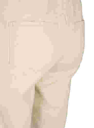 Shorts met strakke pasvorm en achterzakken, Fog, Packshot image number 3