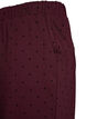 Gespikkelde broek met een high waist en straight-fit pijpen, Rood, Packshot image number 2