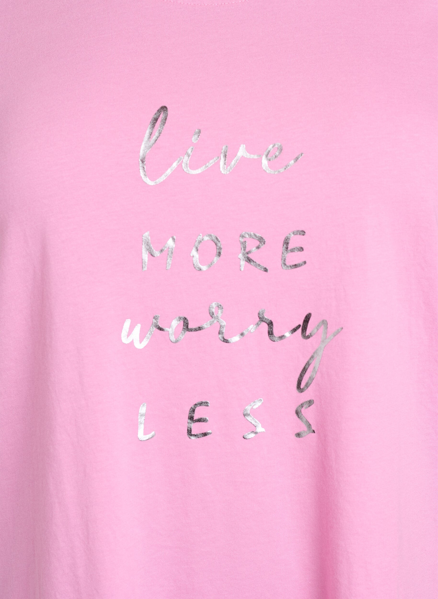 Zizzi FLASH - T-shirt met motief, Roze, Packshot image number 2