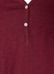 T-shirt met lange mouwen, V-hals en knopen, Rood, Packshot image number 2