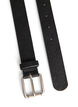 Riem in leer-mix met klassieke gesp, Zwart, Packshot image number 2