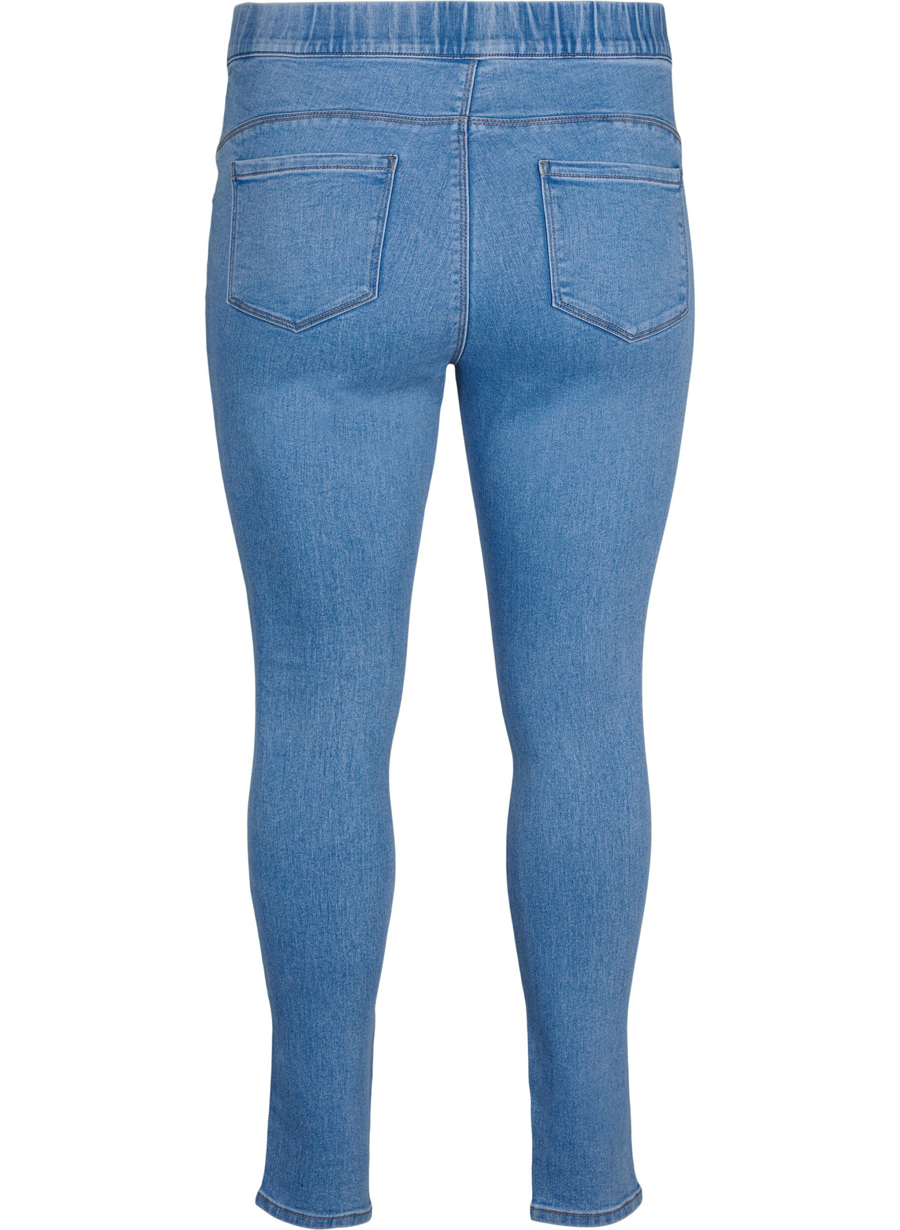 Zizzi Gescheurde jeggings, Light Blue, Packshot image number 1