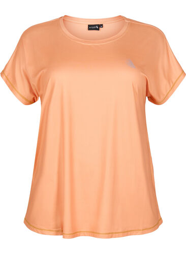 Trainings T-shirt met korte mouwen, Apricot Nectar, Packshot image number 0