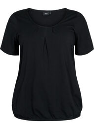 	 Katoenen t-shirt met korte mouwen, Black