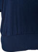 Jersey blouse met halflange ballonmouwen, Blauw, Packshot image number 3