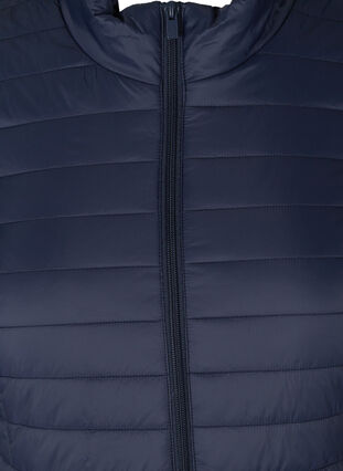 Korte gewatteerde jas met ritssluiting, Night Sky, Packshot image number 2