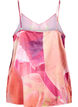 Pyjama top met patroon, Orange Pink AOP, Packshot image number 1