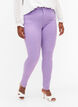 Amy jeans met hoge taille en super slanke pasvorm, Chalk Violet, Model image number 2