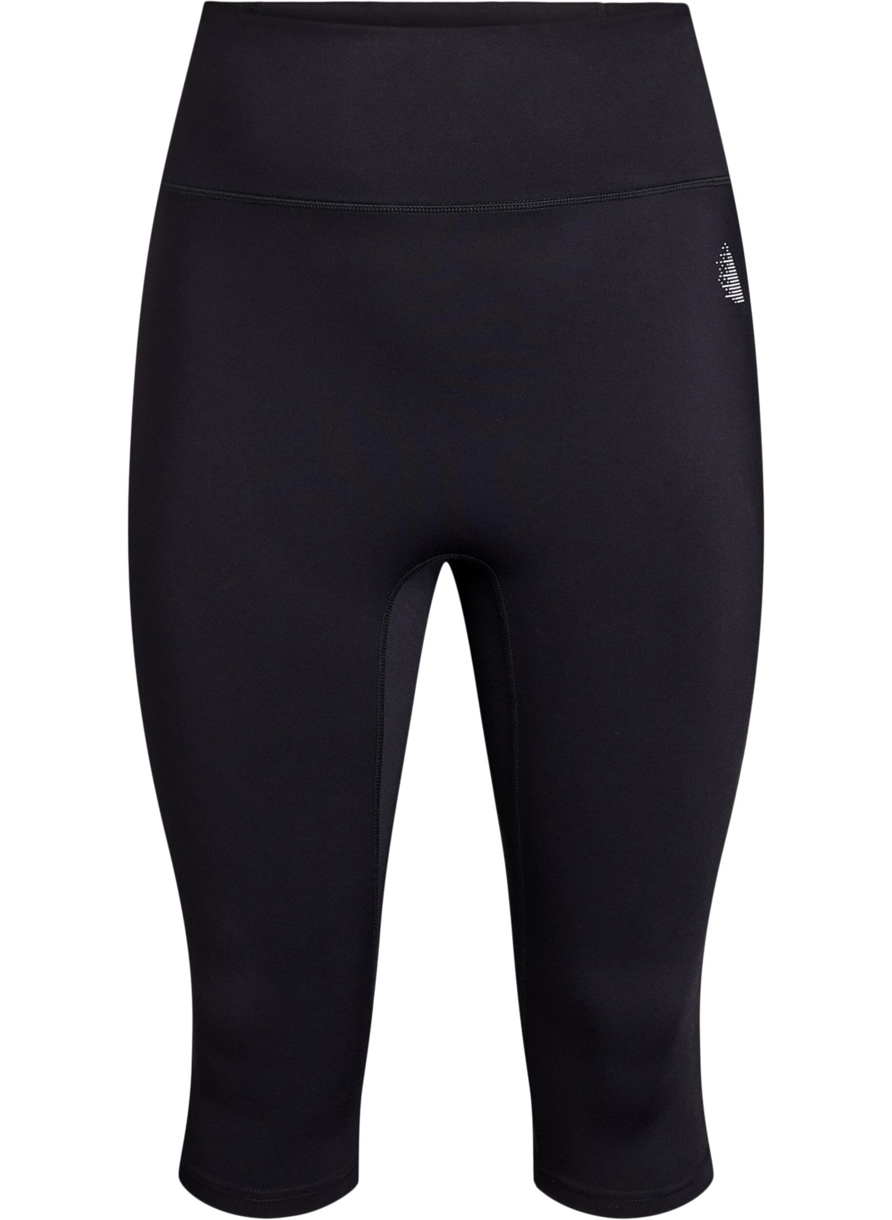 Zizzi CORE, Squat-proof 3/4 workout leggings met zak, Zwart, Packshot image number 0