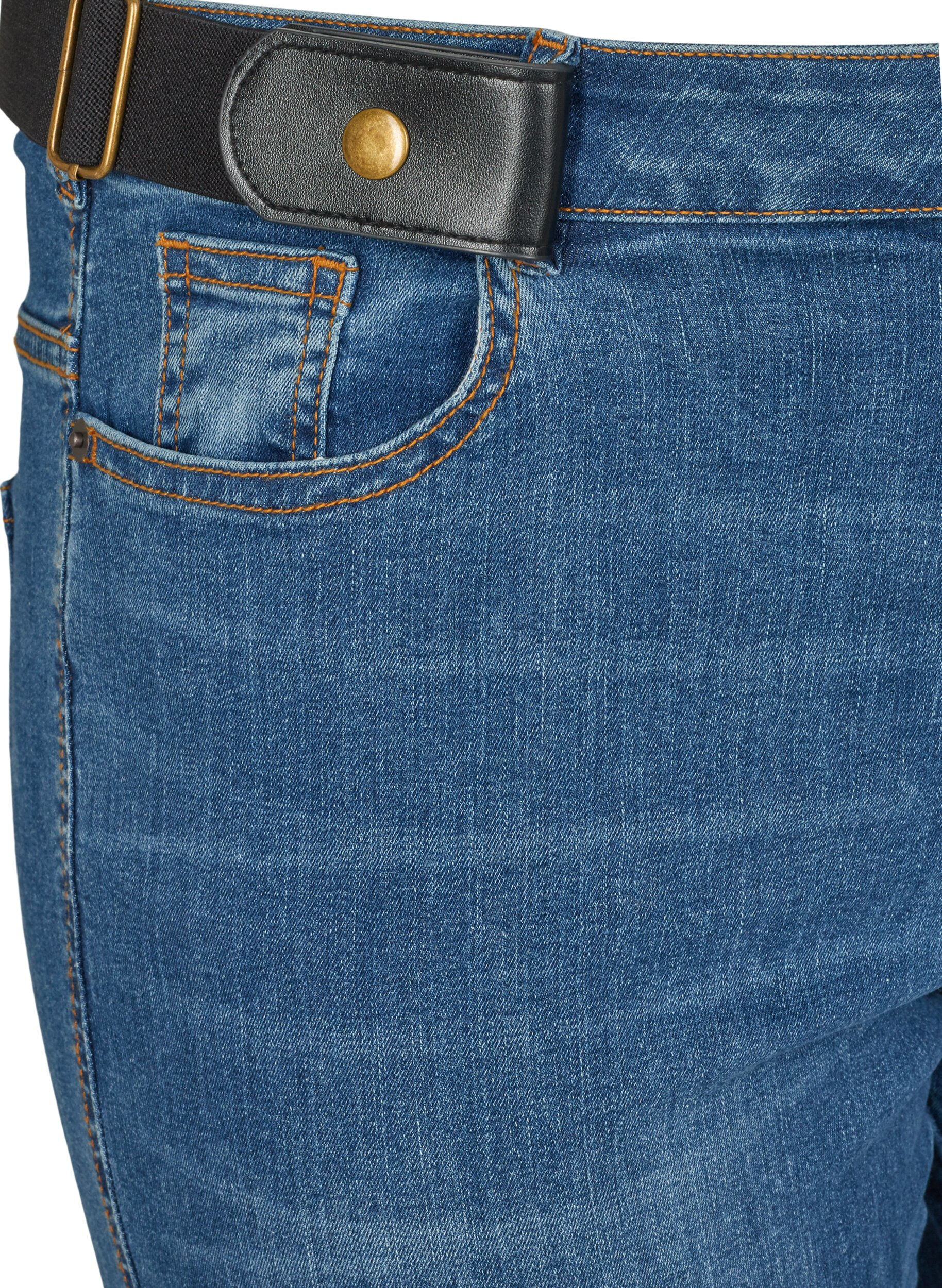 Zizzi Elastische riem, Zwart, Packshot image number 2