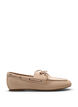 Faux suede moccasins, Beige, Packshot image number 0