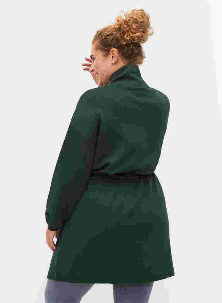 Sweaterjurk met hoge hals en verstelbare taille, Pine Grove, Model image number 1