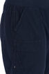 Losse katoenen short met zakken, Blauw, Packshot image number 2