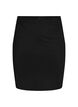 Rok met strakke pasvorm met rits aan de zijkant, Black, Packshot image number 0