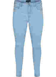 Super slim Amy jeans met hoge taille, Ex Lt Blue