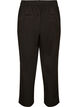 Hoogtailleerde pantalon met rechte pasvorm, Zwart, Packshot image number 1