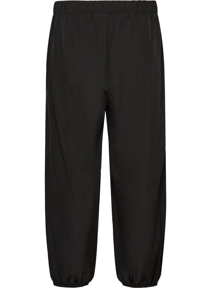 Trainingsbroek met ballonpijpen, Zwart, Packshot image number 1