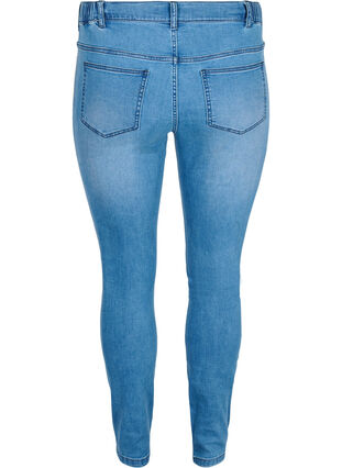 Cropped Sanna jeans met streep in de zijkant, Light blue denim, Packshot image number 1