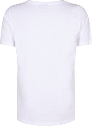 Katoenen T-shirt met motief, B. White w. Sulphur, Packshot image number 1