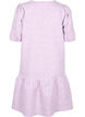 	 Jurk met korte mouwen, v-hals en bloemenmotief, Regal Orchid , Packshot image number 1