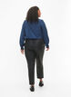 Broek van imitatieleer met zakken, Black, Model image number 1