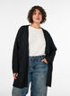 Lang vest met zakken, Zwart, Model image number 0