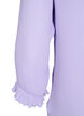 Geplooide blouse met 3/4 mouwen, Lavender, Packshot image number 3