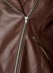 Bikerjack in imitatieleer, Bruin, Packshot image number 2
