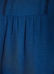 Blouse met V-hals en gehaakte sierband, Blauw, Packshot image number 2