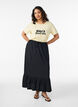 T-shirt met print, Geel, Model image number 1