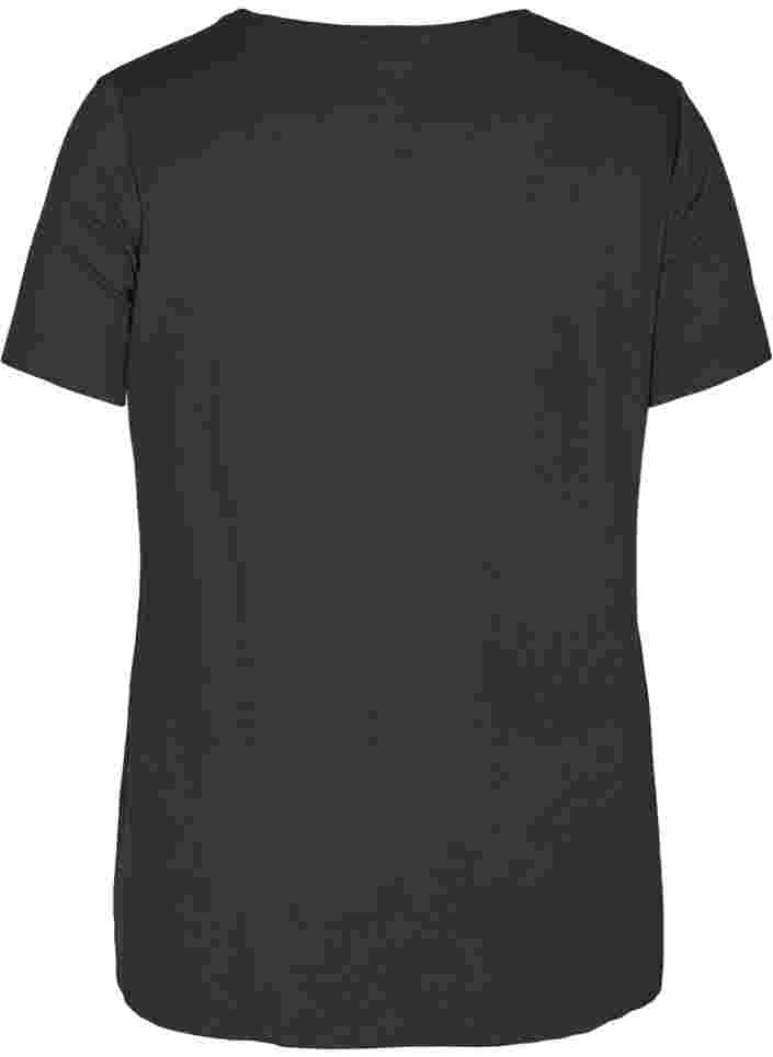 T-shirt, Black, Packshot image number 1