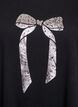 T-shirt met print, Zwart, Packshot image number 2