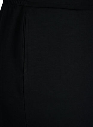 Korte broek van modalmix met zakken, Black, Packshot image number 3