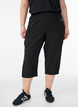 High waist capri trainingbroek, Zwart, Model image number 0