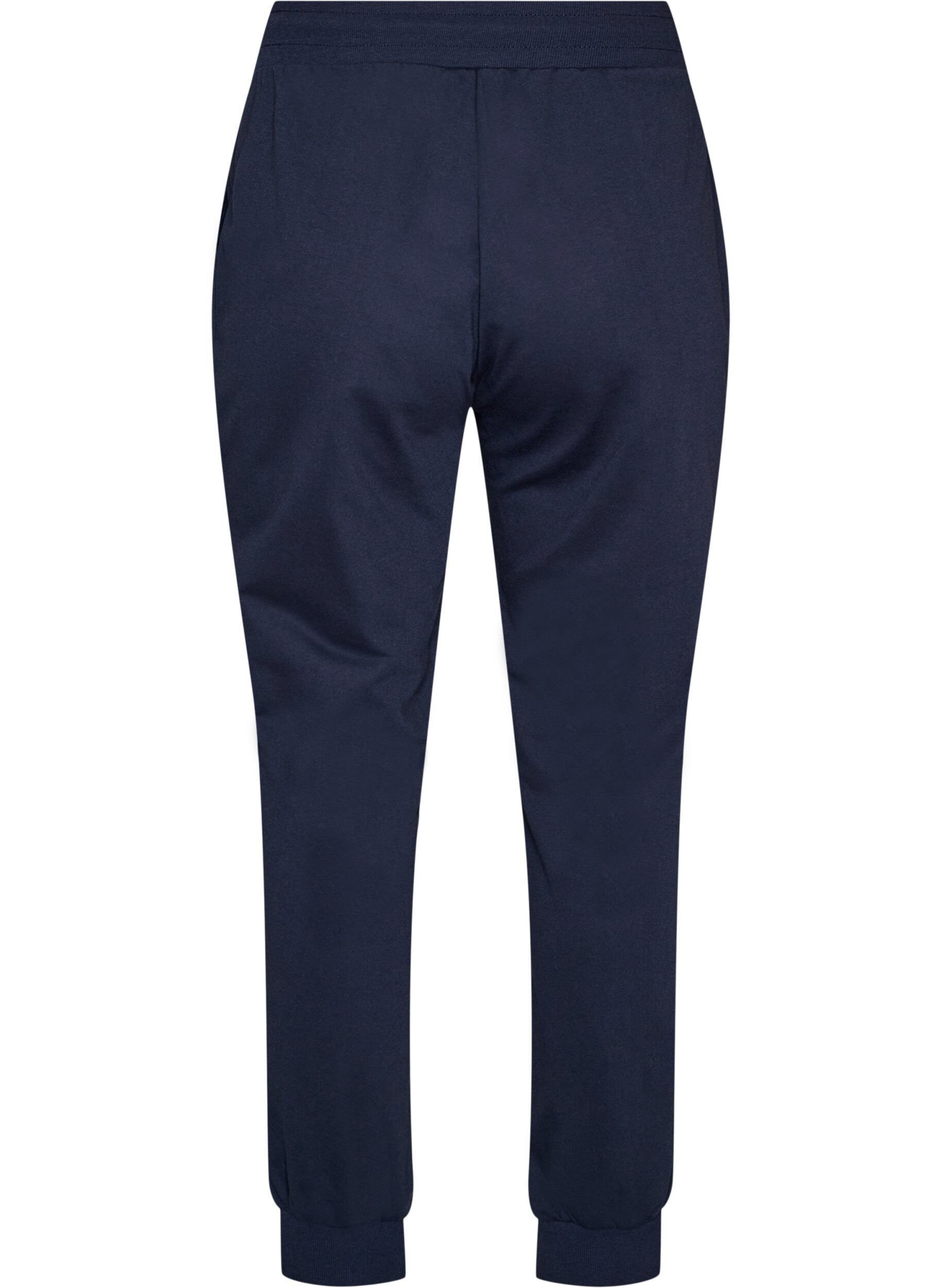 ZizziLosse trainingsbroek met zakken, Blauw, Packshot image number 1
