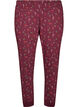 Bedrukte pyjamabroek, Donker Bordeaux, Packshot image number 0