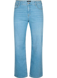  Gemma-jeans met hoge taille en rechte pasvorm, Light blue