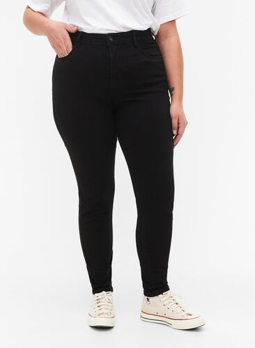 FLASH - Jeans met super slanke pasvorm, Black, Model image number 3