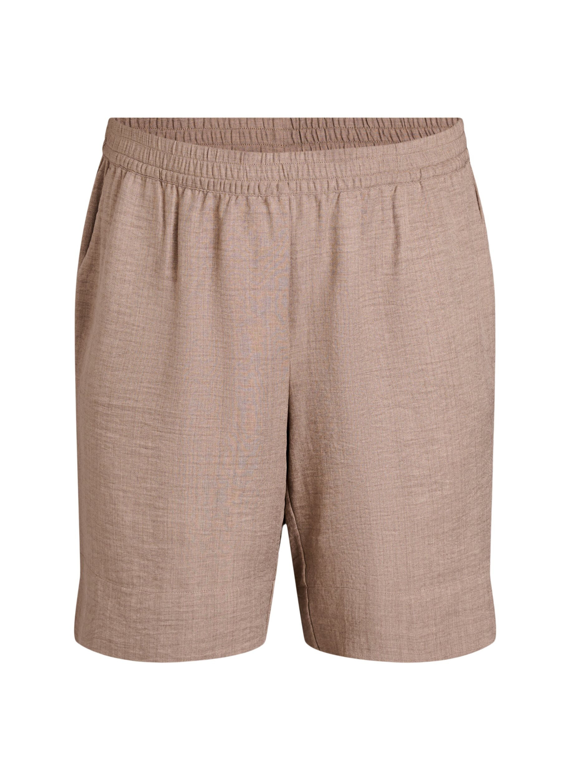 Korte broek met zakken en hoge taille