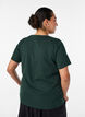 T-shirt met motief, Groen, Model image number 2
