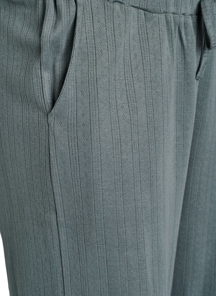 Katoenen nachtb broek, Groen, Packshot image number 2